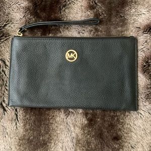 Michael Kors Black Wristlet